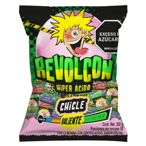 Revolcón Chicle Hiper Ácido x 50 unds 